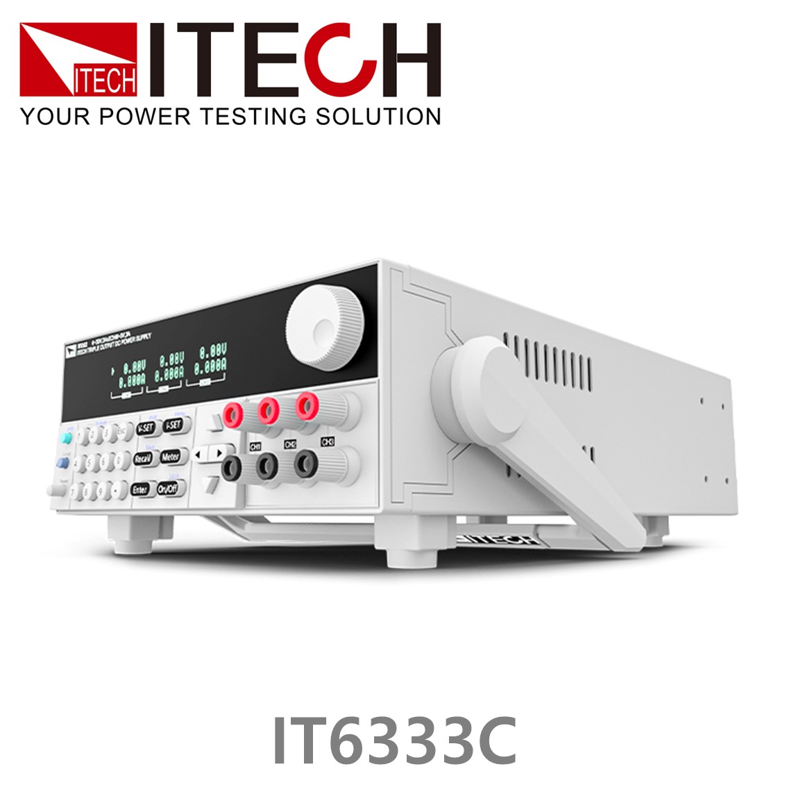 [ ITECH ] IT6333C 3채널 고성능 프로그래밍 DC파워서플라이 60V/3A/180W*2CH; 5V/3A/15W*1CH