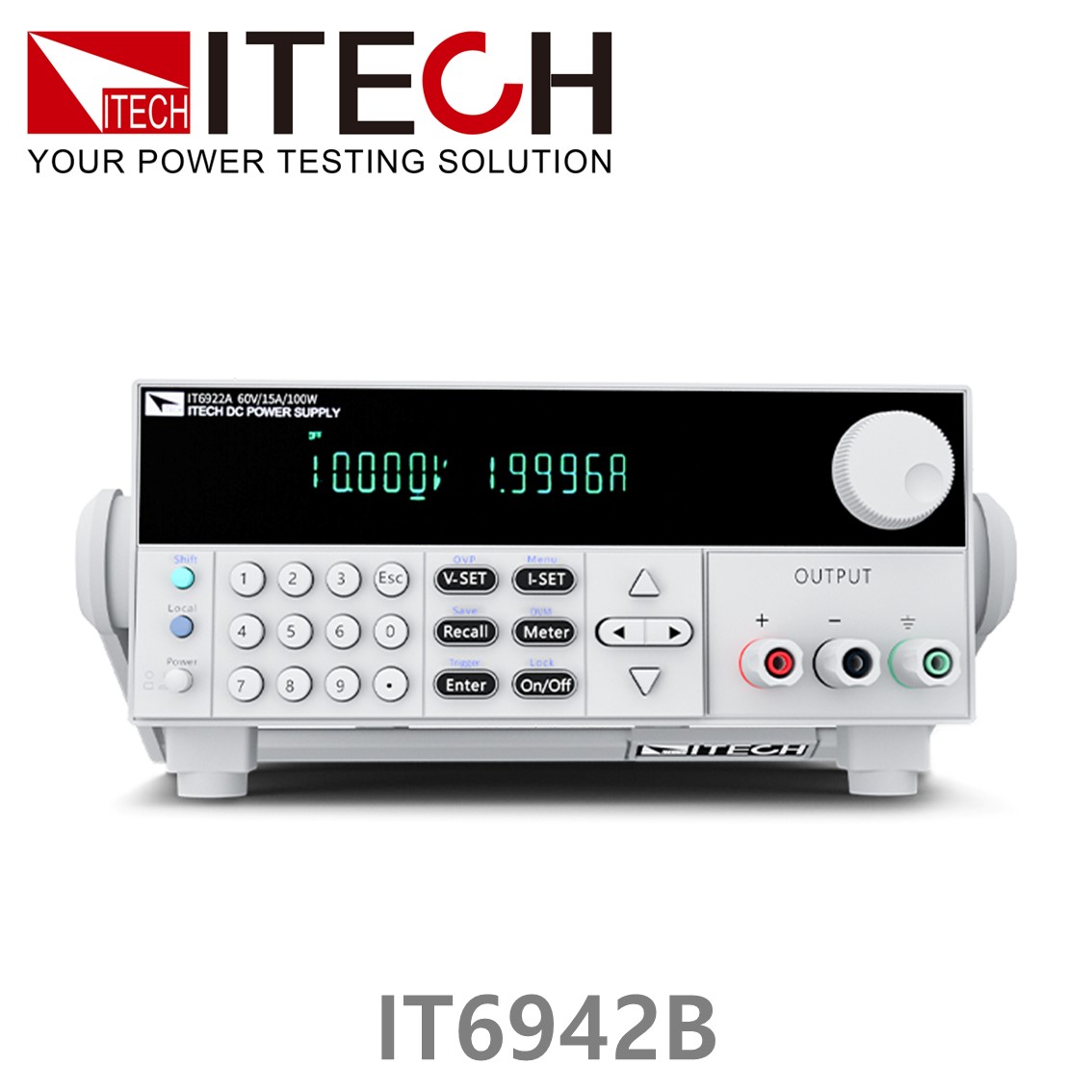 [ ITECH ] IT6942B 광대역 프로그래밍 DC파워서플라이, 60V/15A/360W DC전원공급장치