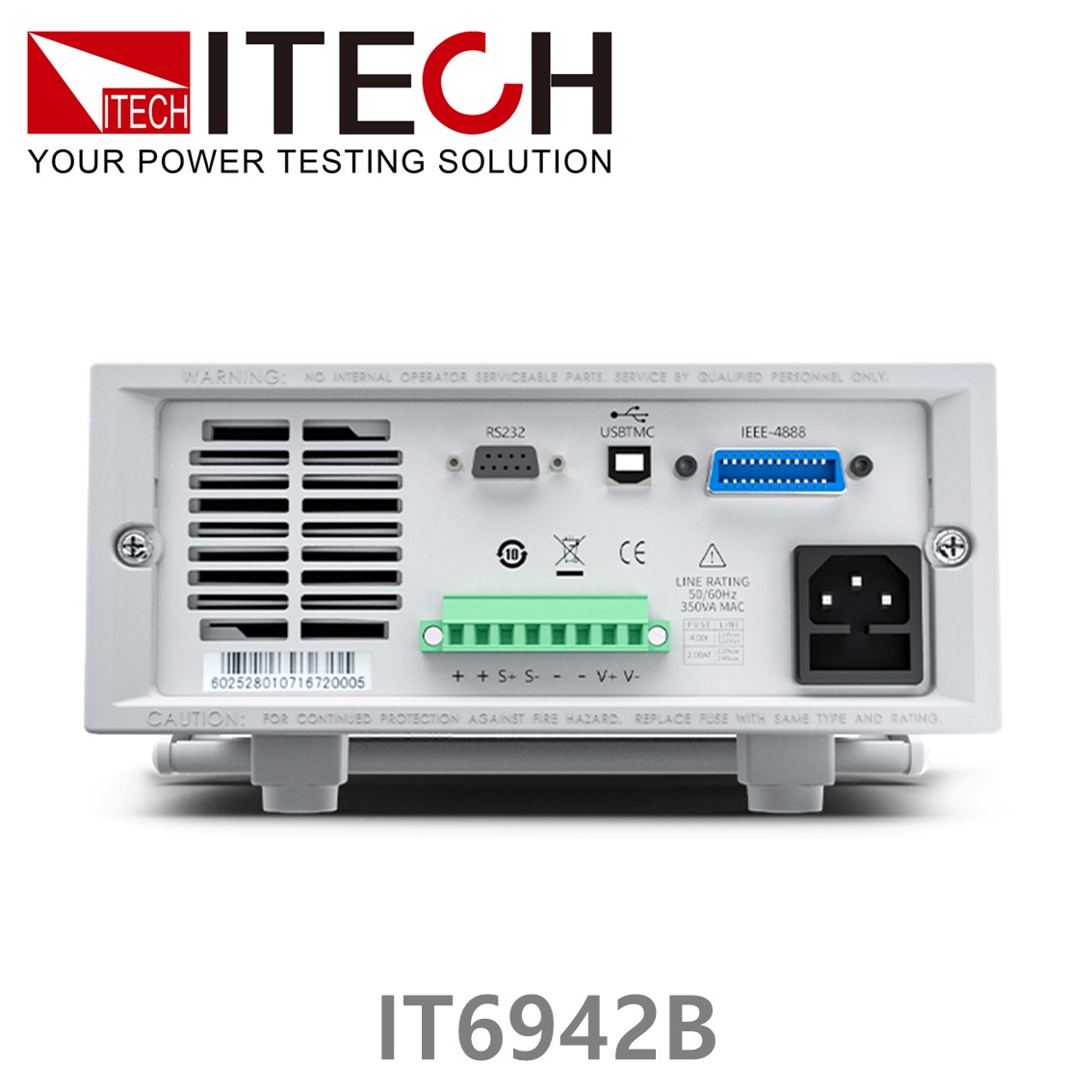 [ ITECH ] IT6942B 광대역 프로그래밍 DC파워서플라이, 60V/15A/360W DC전원공급장치