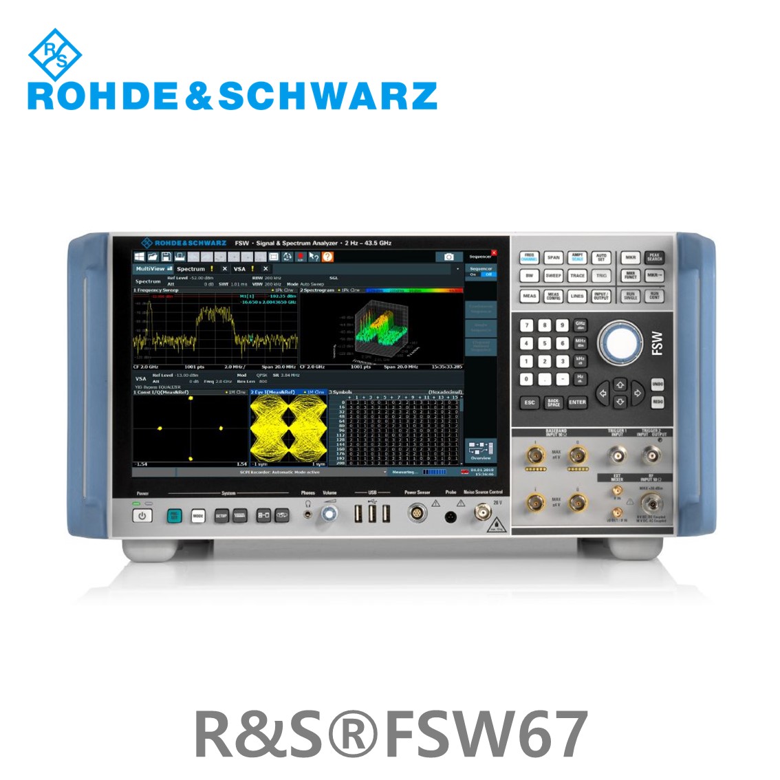 [ 로데슈바르즈 ] FSW67  2Hz~67GHz/8312MHz (1331.5003.67) 스펙트럼분석기