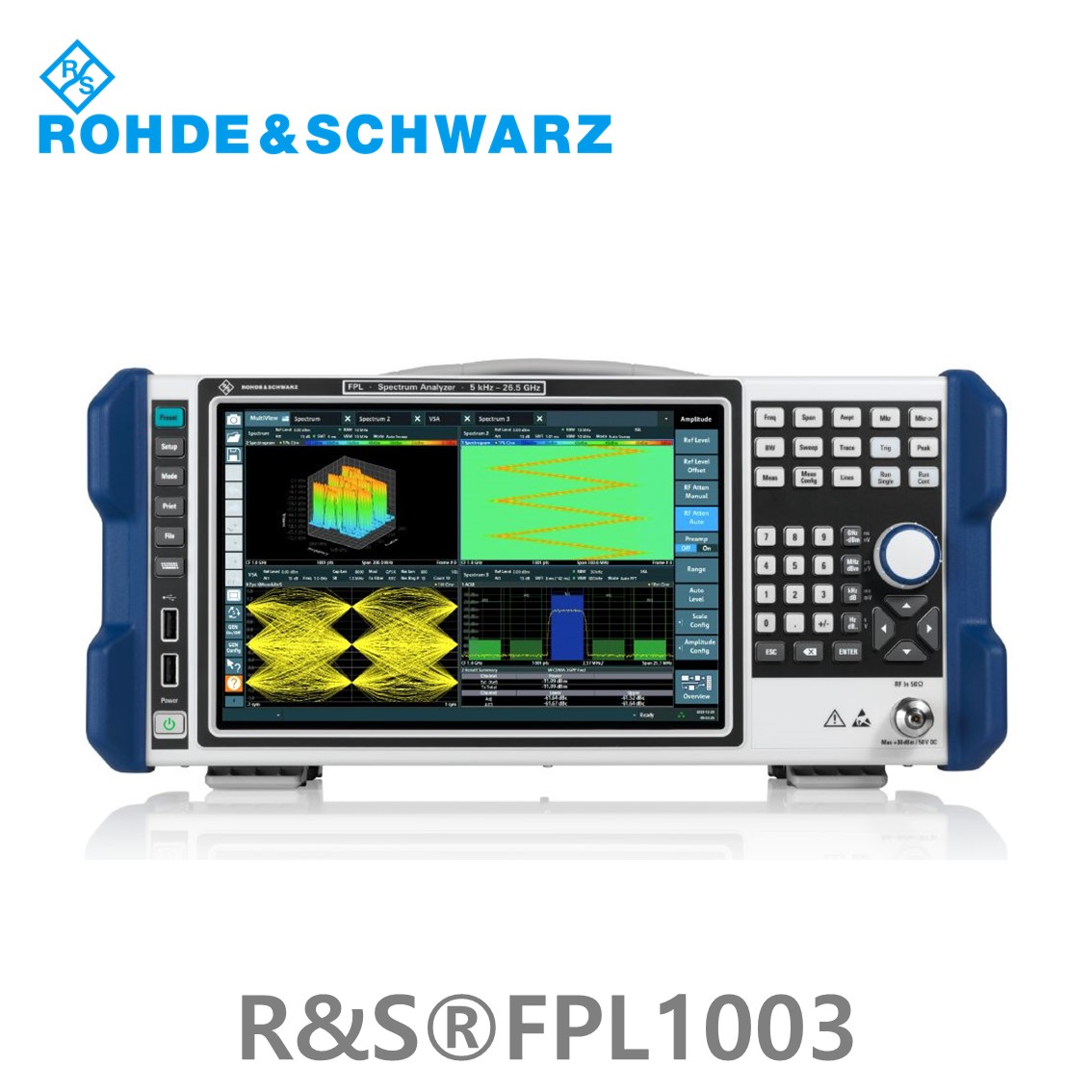 [ 로데슈바르즈 ] FPL1003  (1304.0004.03)  5kHz~3GHz/108dBc(1Hz)/40MHz 스펙트럼 분석기