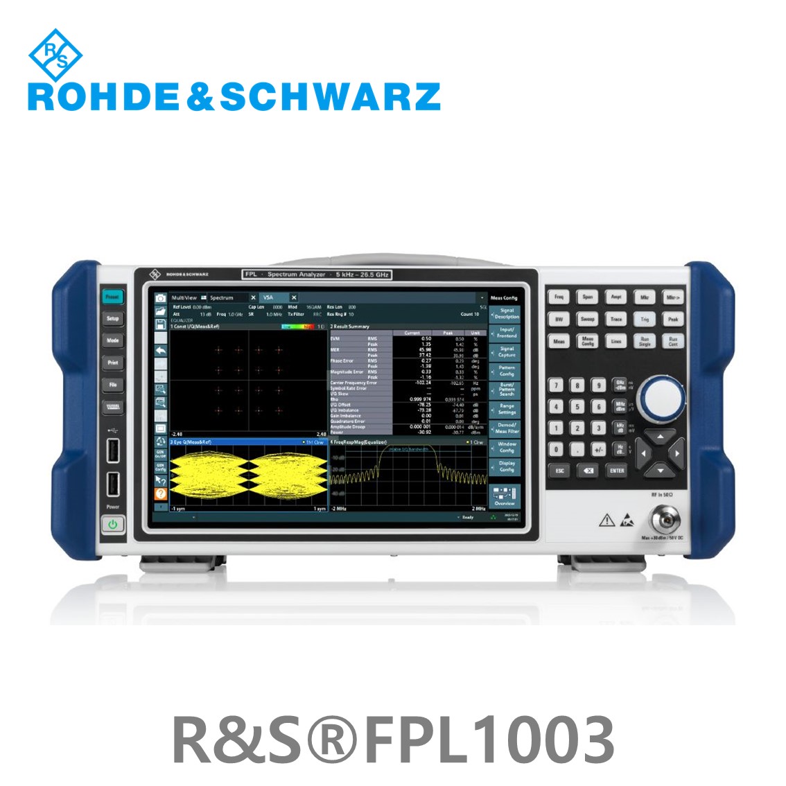 [ 로데슈바르즈 ] FPL1003  (1304.0004.03)  5kHz~3GHz/108dBc(1Hz)/40MHz 스펙트럼 분석기