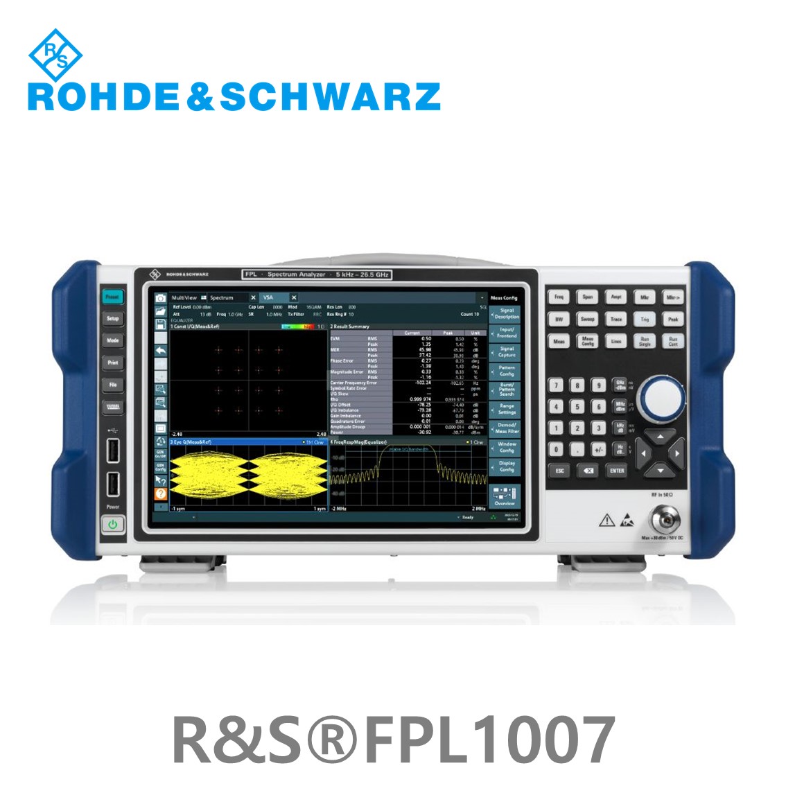 [ 로데슈바르즈 ] FPL1007  5kHz~7.5GHz, < –163dBm/Hz, 40MHz (1304.0004.07) 스펙트럼분석기