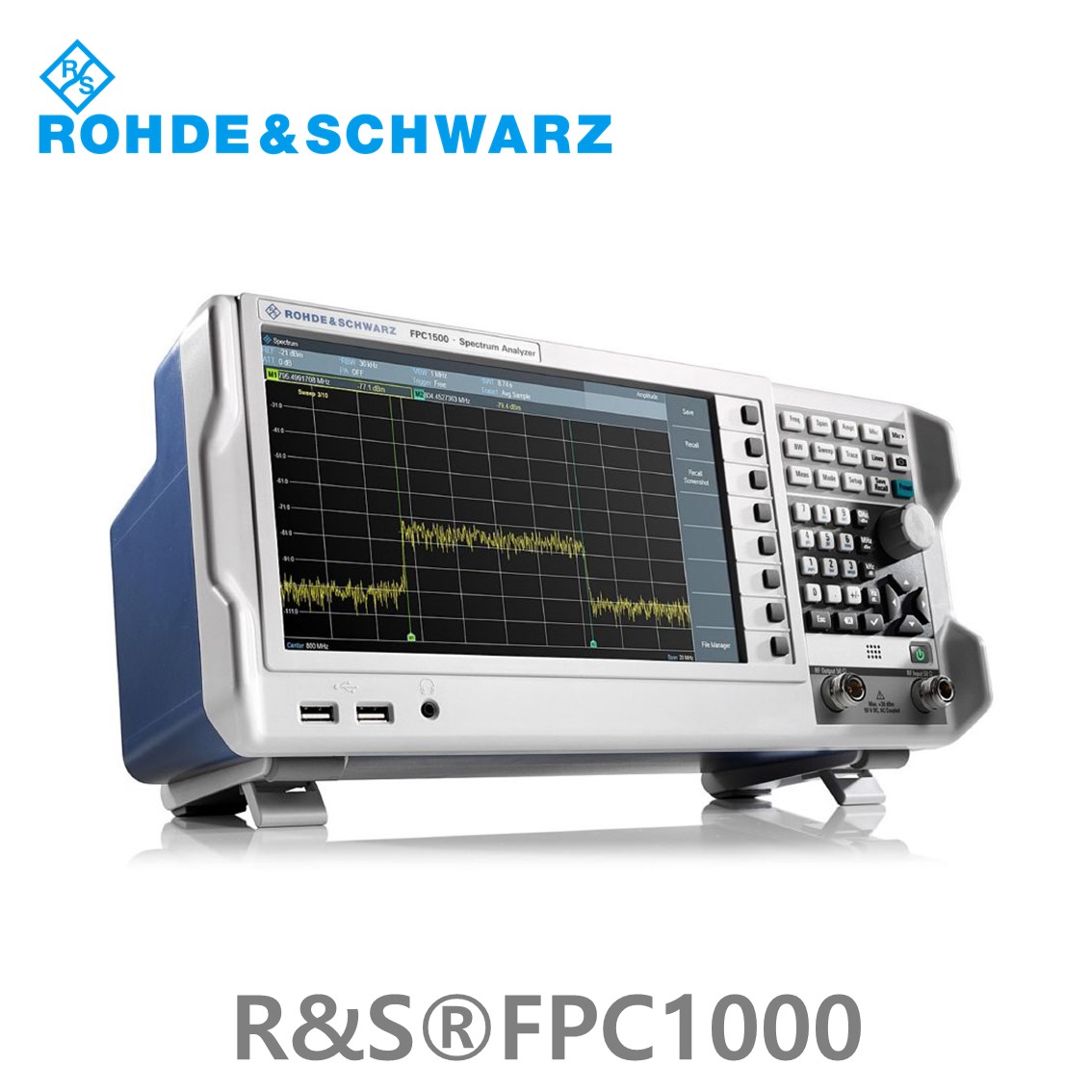 [ 로데슈바르즈 ] FPC1000  5kHz~1/2/3GHz/92dBc(1Hz)/158dBm/Hz (1328.6660.02) 스펙트럼분석기