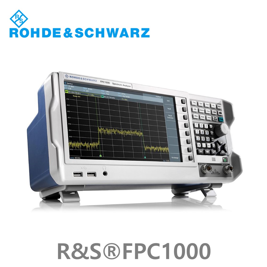 로데슈바르즈 FPC1000 5kHz~1/2/3GHz, 92dBc(1Hz), 158dBm/Hz 스펙트럼분석기