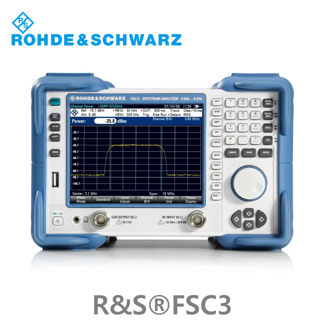 [ 로데슈바르즈 ] FSC3  9kHz~3GHz/–95dB(1Hz)/–165dBm/+15dBm (1314.3006.03) 스펙트럼분석기