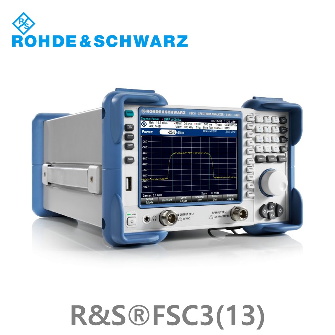로데슈바르즈 FSC3 9kHz~3GHz/–95dB(1Hz)/–165dBm/+15dBm, tracking generator, 스펙트럼 아날라이저