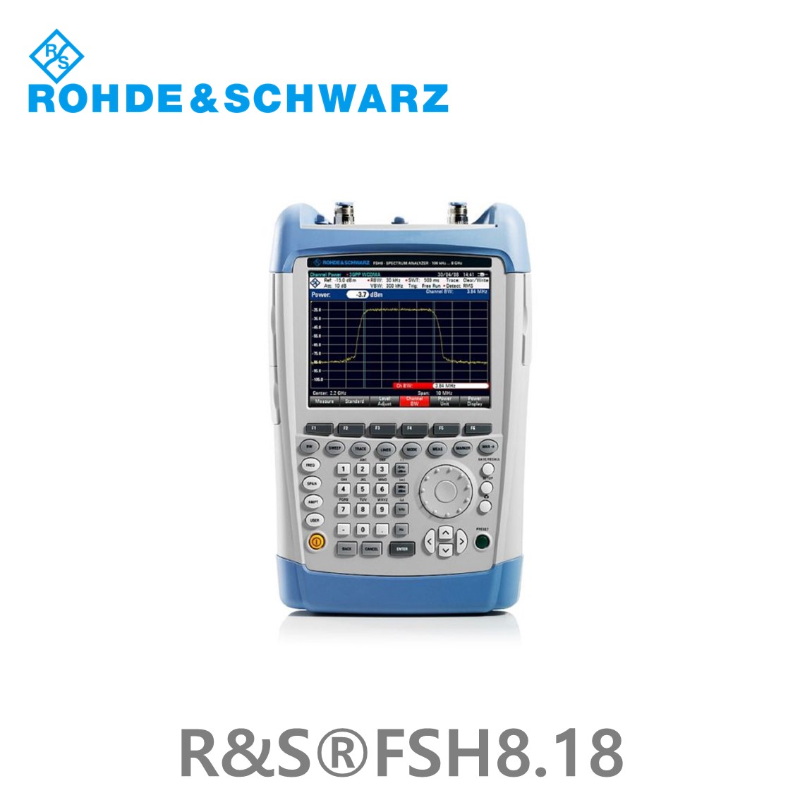 [ 로데슈바르즈 ] FSH8.18  9kHz-8GHz/–127dBc(1Hz)/–163dBm, 스펙트럼분석기 (1309.6000.18)