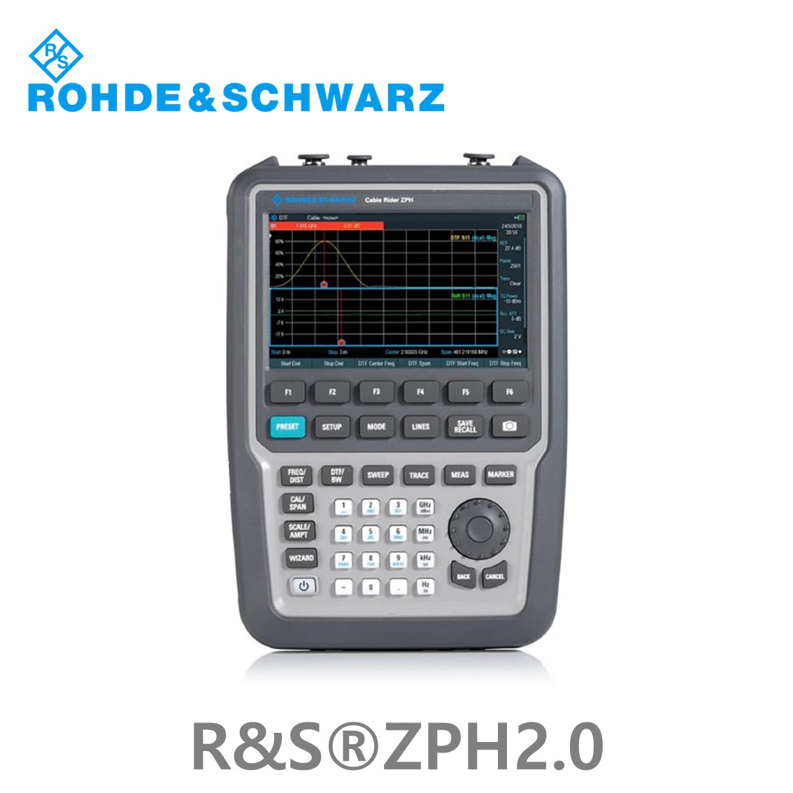 [ 로데슈바르즈 ] ZPH2.0  Cable Rider 케이블분석, 안테나측정, 스펙트럼분석기 1.0,N (1321.1211K12)