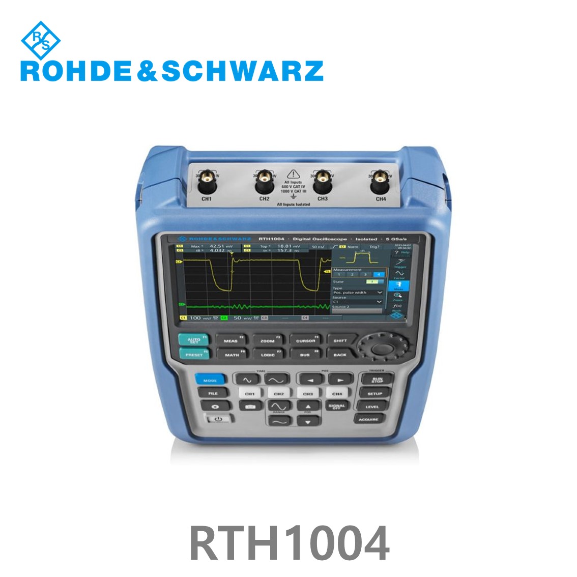 로데슈바르즈 RTH1004 오실로스코프 4채널/60MHz/5Gs/500kpts
