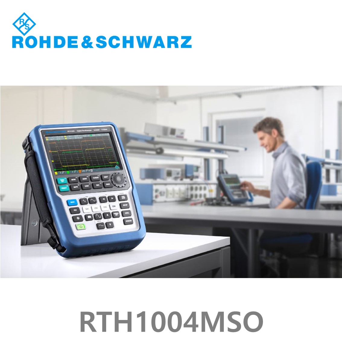 [ 로데슈바르즈 ] RTH1004MSO  4채널/60MHz/5Gs/500kpts/MSO옵션 8CH  (1317.5000P05) 디지탈오실로스코프