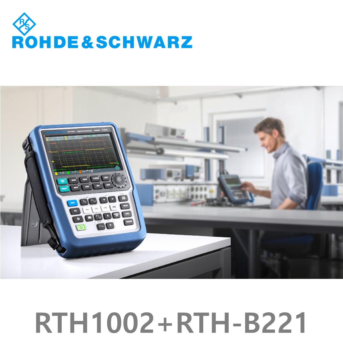 [ 로데슈바르즈 ] RTH1002+RTH-B221  2채널/100MHz/5Gs/500kpts/MSO옵션 8CH  (1317.5000P12) 디지탈오실로스코프