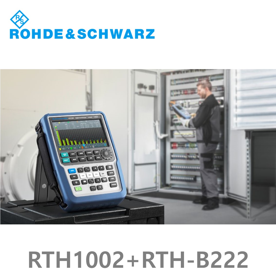 [ 로데슈바르즈 ] RTH1002+RTH-B222  2채널/200MHz/5Gs/500kpts/MSO옵션 8CH (1317.5000P22) 디지탈오실로스코프