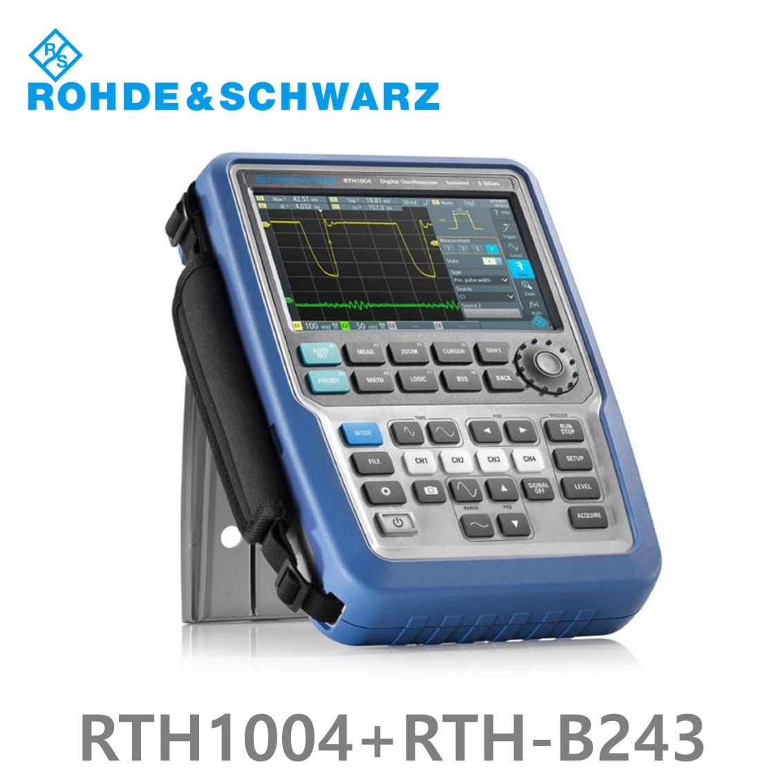 로데슈바르즈 RTH1004+RTH-B243 오실로스코프 4채널 350MHz/ 5Gs/ 500kpts/ MSO옵션 8CH