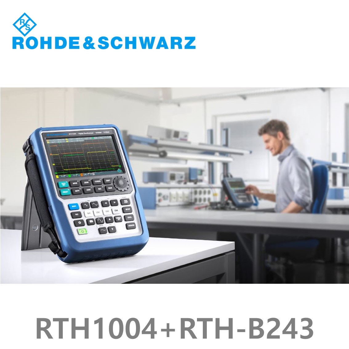 로데슈바르즈 RTH1004+RTH-B243 오실로스코프 4채널 350MHz/ 5Gs/ 500kpts/ MSO옵션 8CH