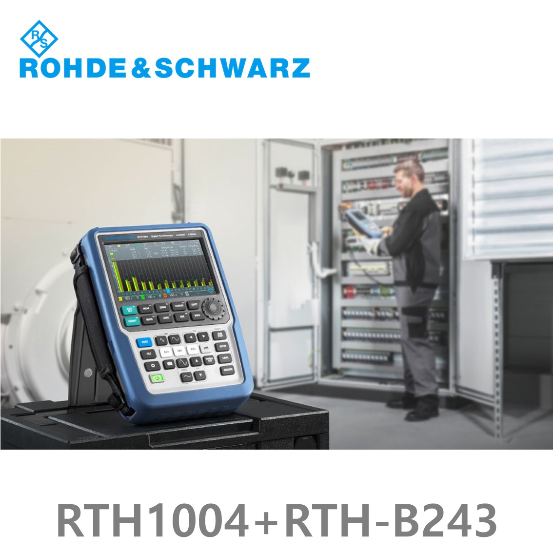 로데슈바르즈 RTH1004+RTH-B243 오실로스코프 4채널 350MHz/ 5Gs/ 500kpts/ MSO옵션 8CH