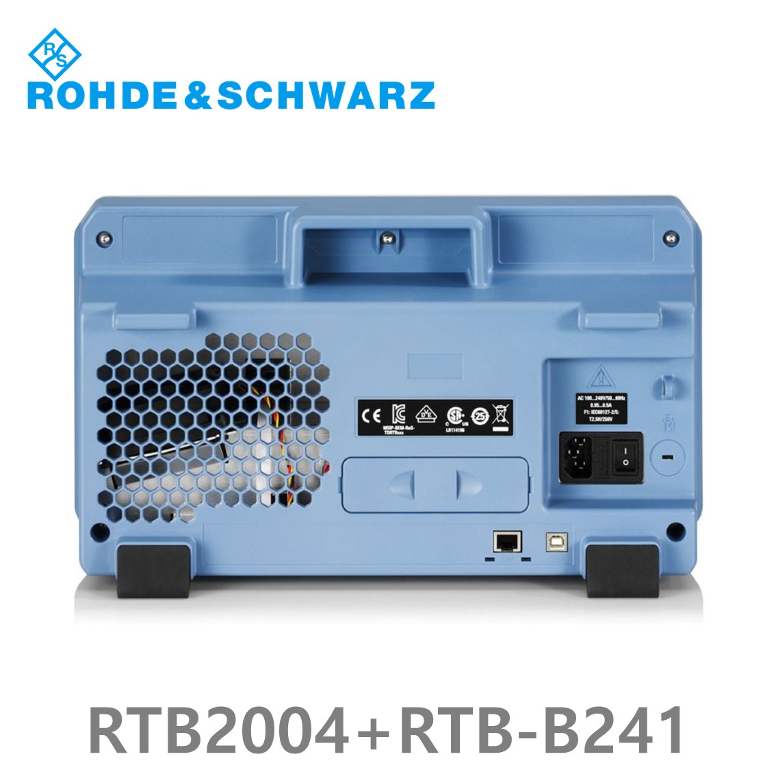 [ 로데슈바르즈 ] RTB2004+RTB-B241  2채널/70MHz/2.5Gs/20 Mpts/디지털16채널 (1333.1005P14) 디지탈오실로스코프