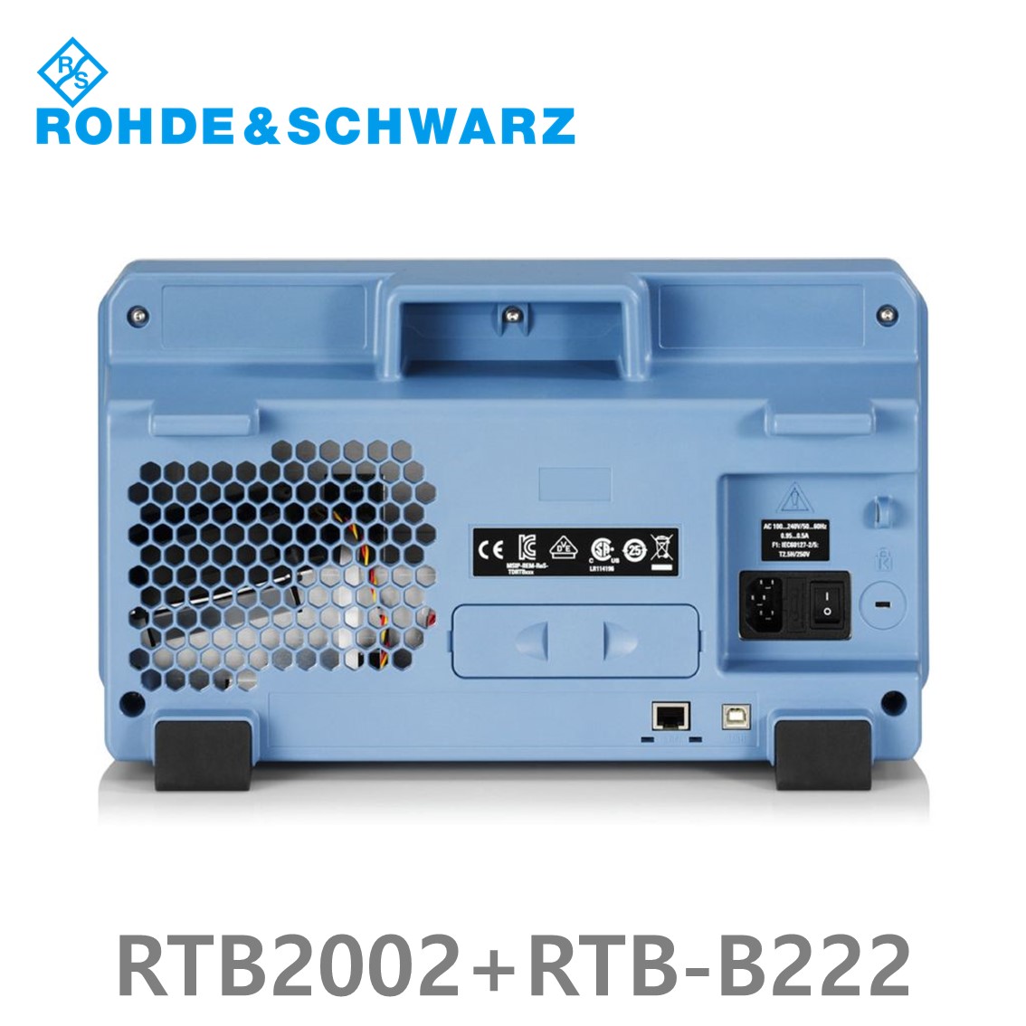 [ 로데슈바르즈 ] RTB2002+RTB-B222  2채널/200MHz/2.5Gs/20 Mpts/디지털16채널 (1333.1005P22) 디지탈오실로스코프