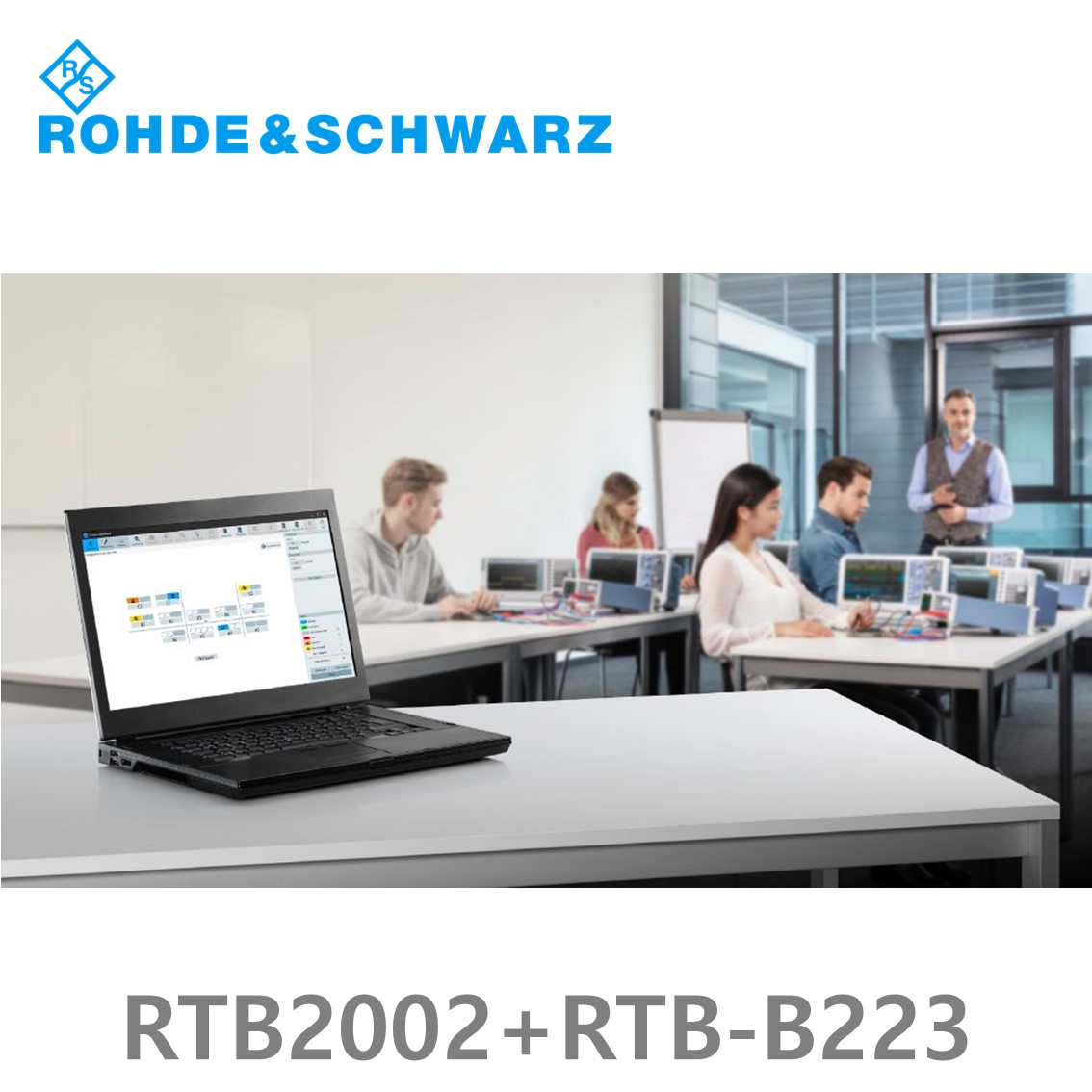 로데슈바르즈 RTB2002+RTB-B223  오실로스코프 2채널 300MHz/ 2.5Gs/ 20 Mpts/ 디지털16채널
