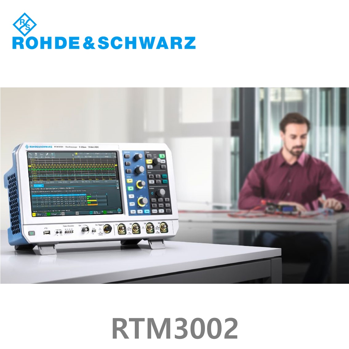 [ 로데슈바르즈 ] RTM3002  2채널/100MHz/5Gs/80 Mpts/디지털16채널 (1335.8794.02) 디지탈오실로스코프