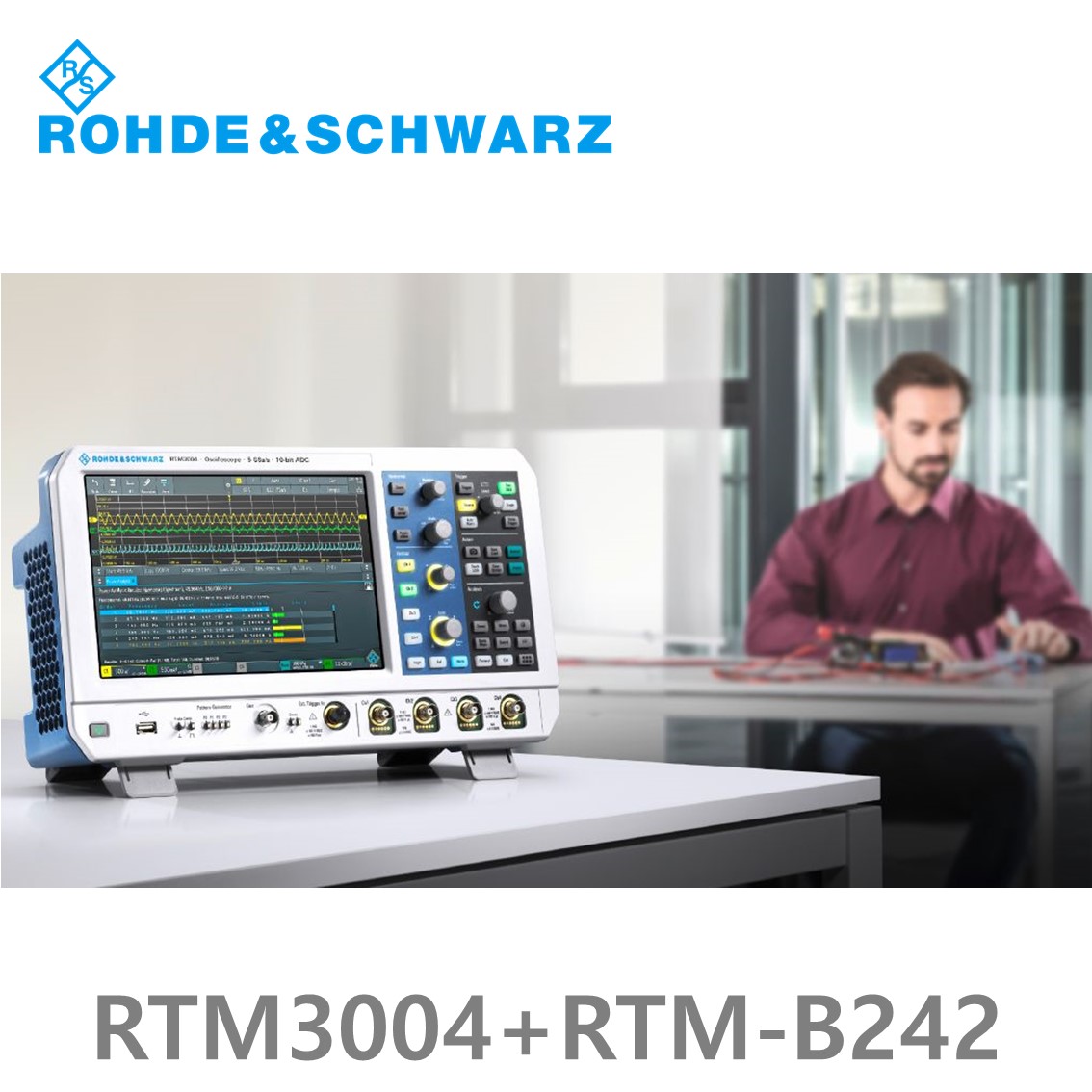 [ 로데슈바르즈 ] RTM3004+RTM-B242  4채널/200MHz/5Gs/80 Mpts/디지털16채널 (1335.8794P24) 디지탈오실로스코프