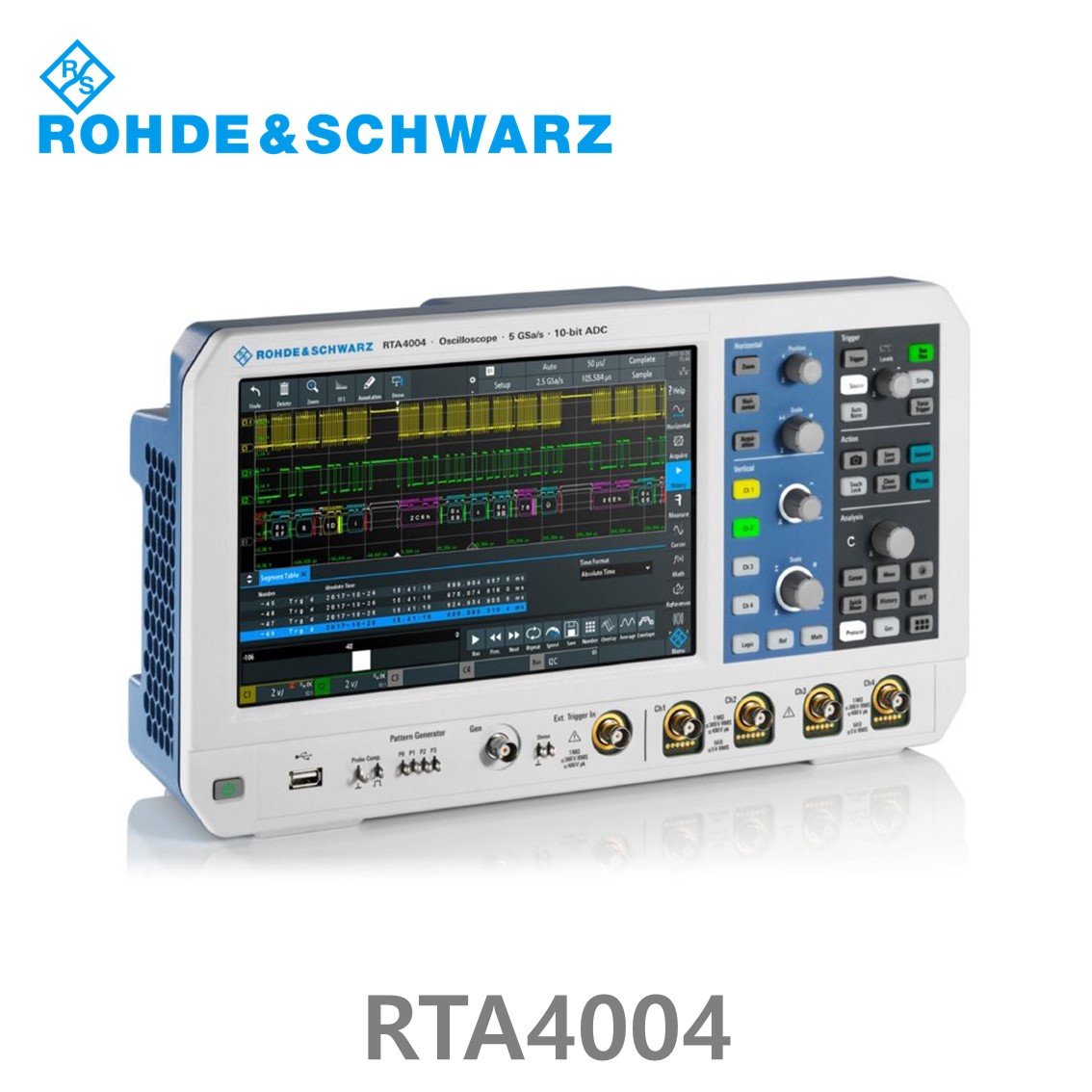 [ 로데슈바르즈 ] RTA4004  4채널/200MHz/5Gs/200Mpts/디지털16채널 (1335.7700P04) 디지탈오실로스코프