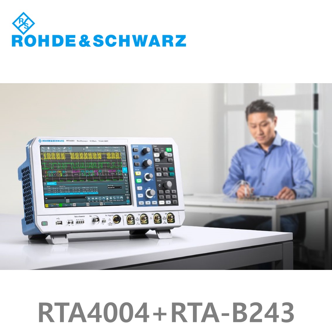 [ 로데슈바르즈] RTA4004+RTA-B243  4채널/350MHz/5Gs/200Mpts/디지털16채널 (1335.7700P34) 디지탈 오실로스코프