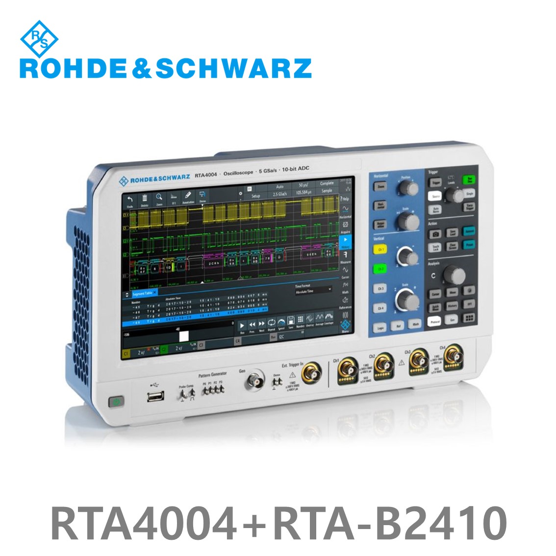 [ 로데슈바르즈] RTA4004+RTA-B2410  4채널/1GHz/5Gs/200Mpts/디지털16채널 (1335.7700P64) 디지탈 오실로스코프