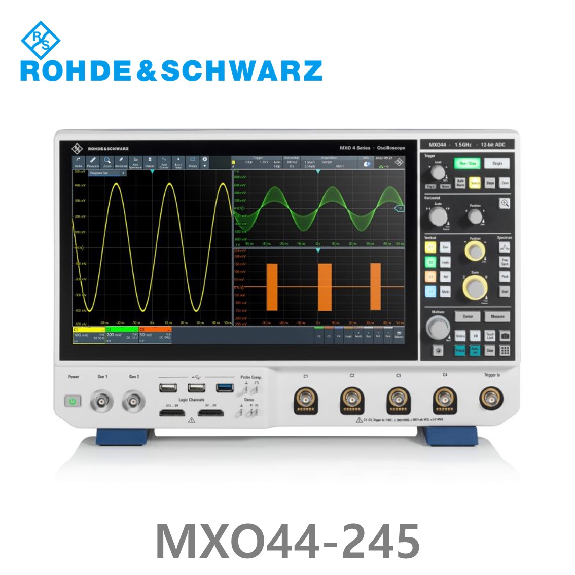 [ 로데슈바르즈 ] MXO44-245  4채널/500MHz/5Gs/400Mpts/디지털16채널 (1335.5050P05) 디지탈 오실로스코프