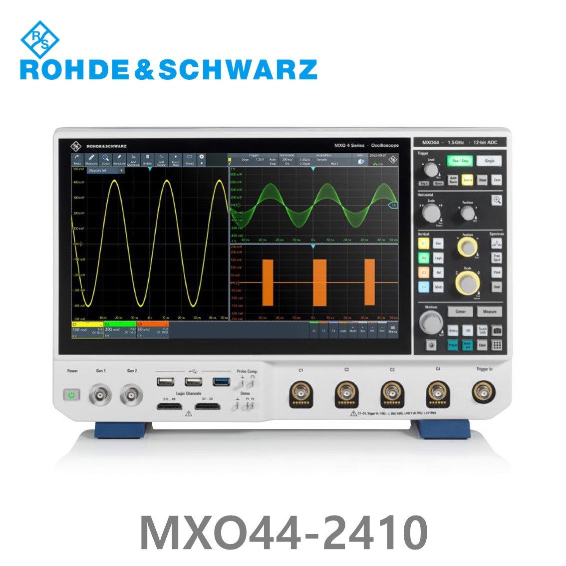 [ 로데슈바르즈 ] MXO44-2410  4채널/1GHz/5Gs/400Mpts/디지털16채널 (1335.5050P10) 디지탈 오실로스코프