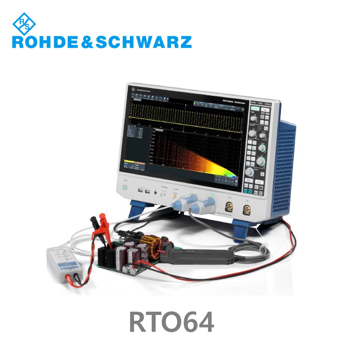 [ 로데슈바르즈 ] RTO64  4채널/600MHz~6 GHz/20 G/s, 2 Gpts/디지털16채널 (1802.0001.04) 디지탈오실로스코프