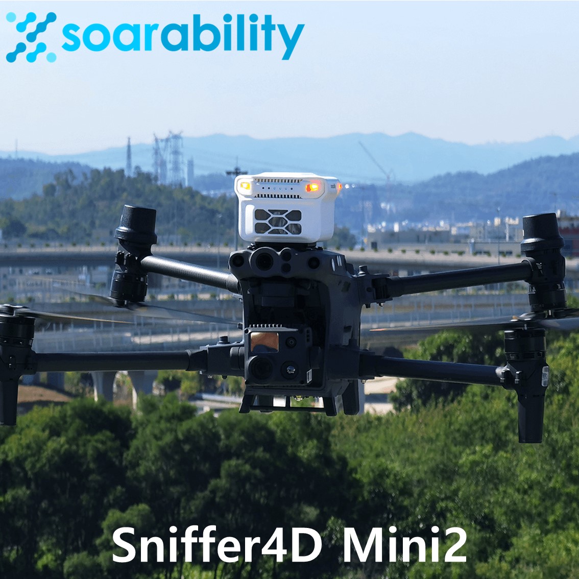 [ Soarability ] Sniffer4D Mini2 미세먼지 3차원 추적,악취, 미세먼지드론 스니퍼4D, 드론별도