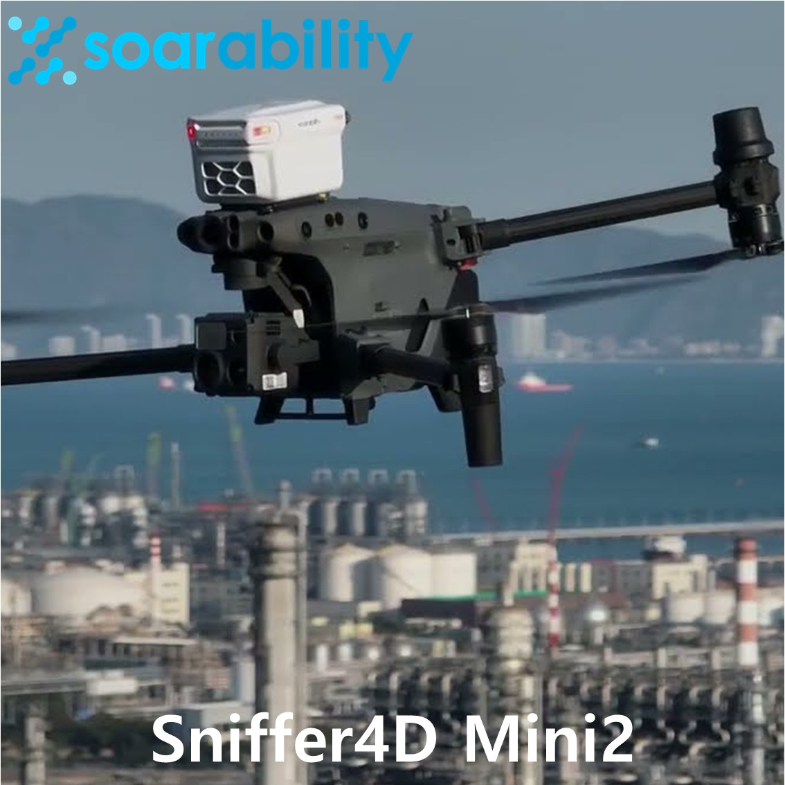 [ Soarability ] Sniffer4D Mini2 미세먼지 3차원 추적,악취, 미세먼지드론 스니퍼4D, 드론별도