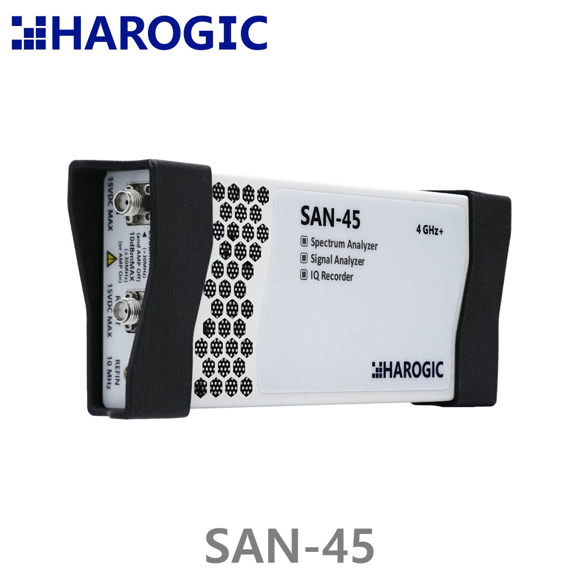 HAROGIC SAN-45, USB 스펙트럼분석기 9 kHz - 4.5 GHz, 6.25MHz 대역폭, 100GHz/s