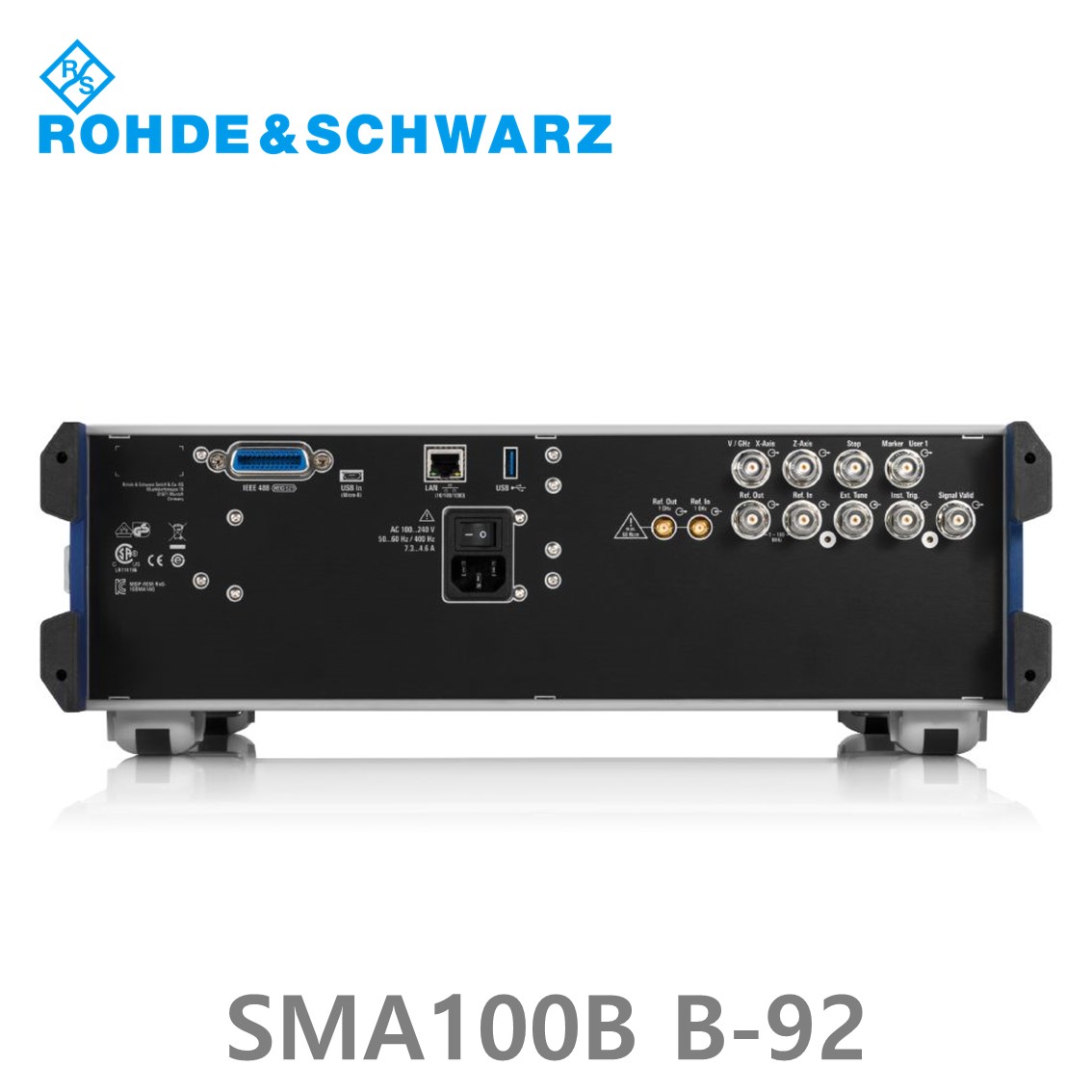 [ 로데슈바르즈 ] SMA100B, SMAB-B92, 8 kHz~ 72GHz, –132 dBc, 30 dBm, 마이크로웨이브 신호발생기 (1420.8288.04)