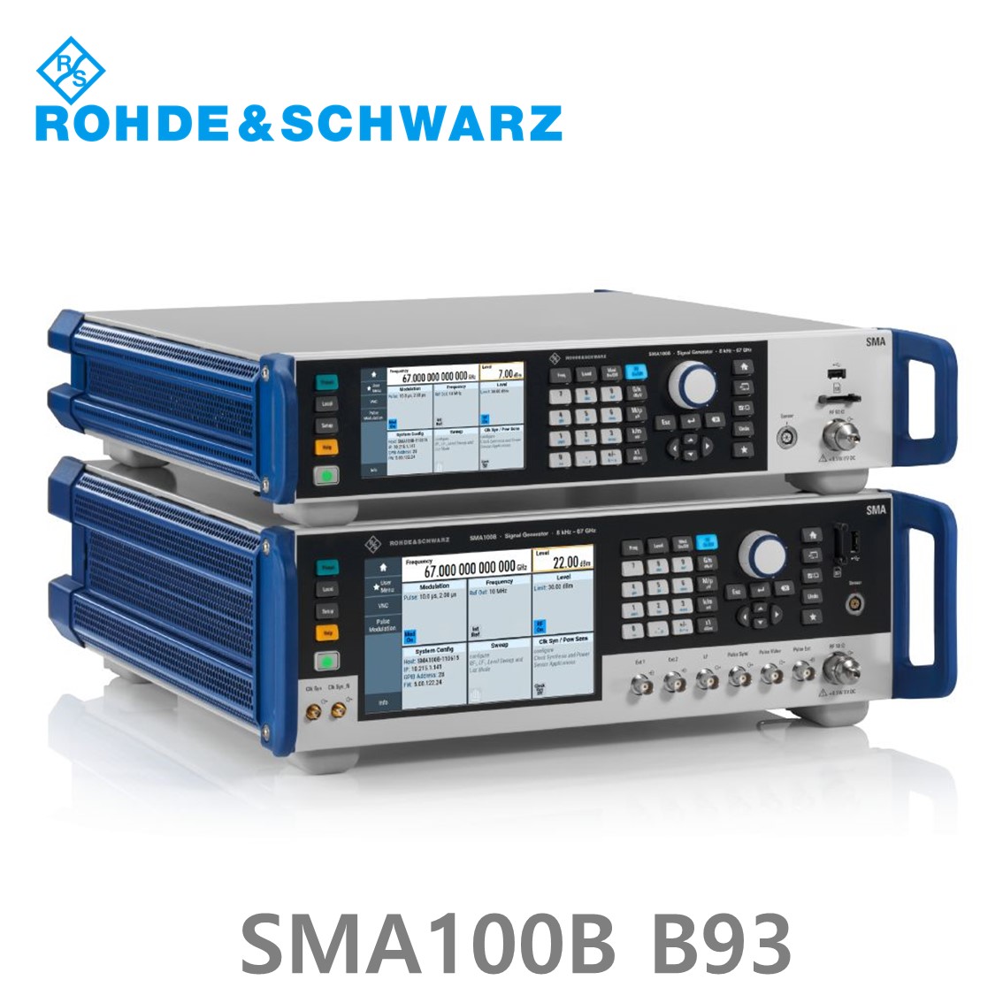 [ 로데슈바르즈 ] SMA100B  SMAB-B93  8kHz~72GHz/–132 dBc, 30 dBm, 마이크로웨이브 신호발생기 (1420.8388.04)