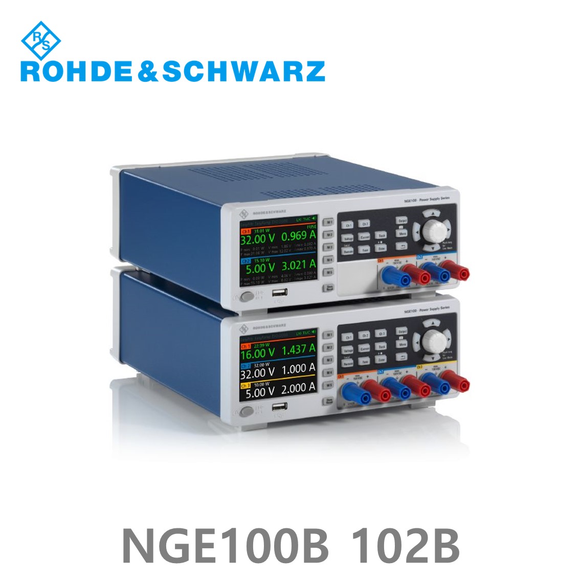 로데슈바르즈 NGE102B  2채널/66W DC파워서플라이, 0V~32V, 0A~3A  DC전원공급기 (5601.3800.02)