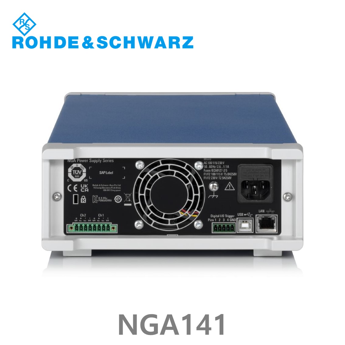 로데슈바르즈 NGA141  1채널/40W/0V~100V, 0A~2A DC파워서플라이 (5601.8002.03)