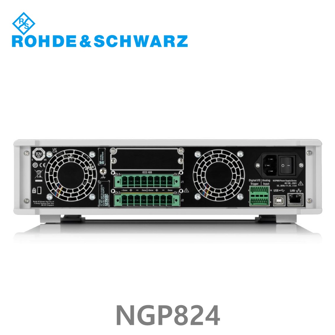 로데슈바르즈 NGP824  4채널/800W/0V~64V, 0A~10A, DC파워서플라이, DC전원공급기 (5601.4007.03)