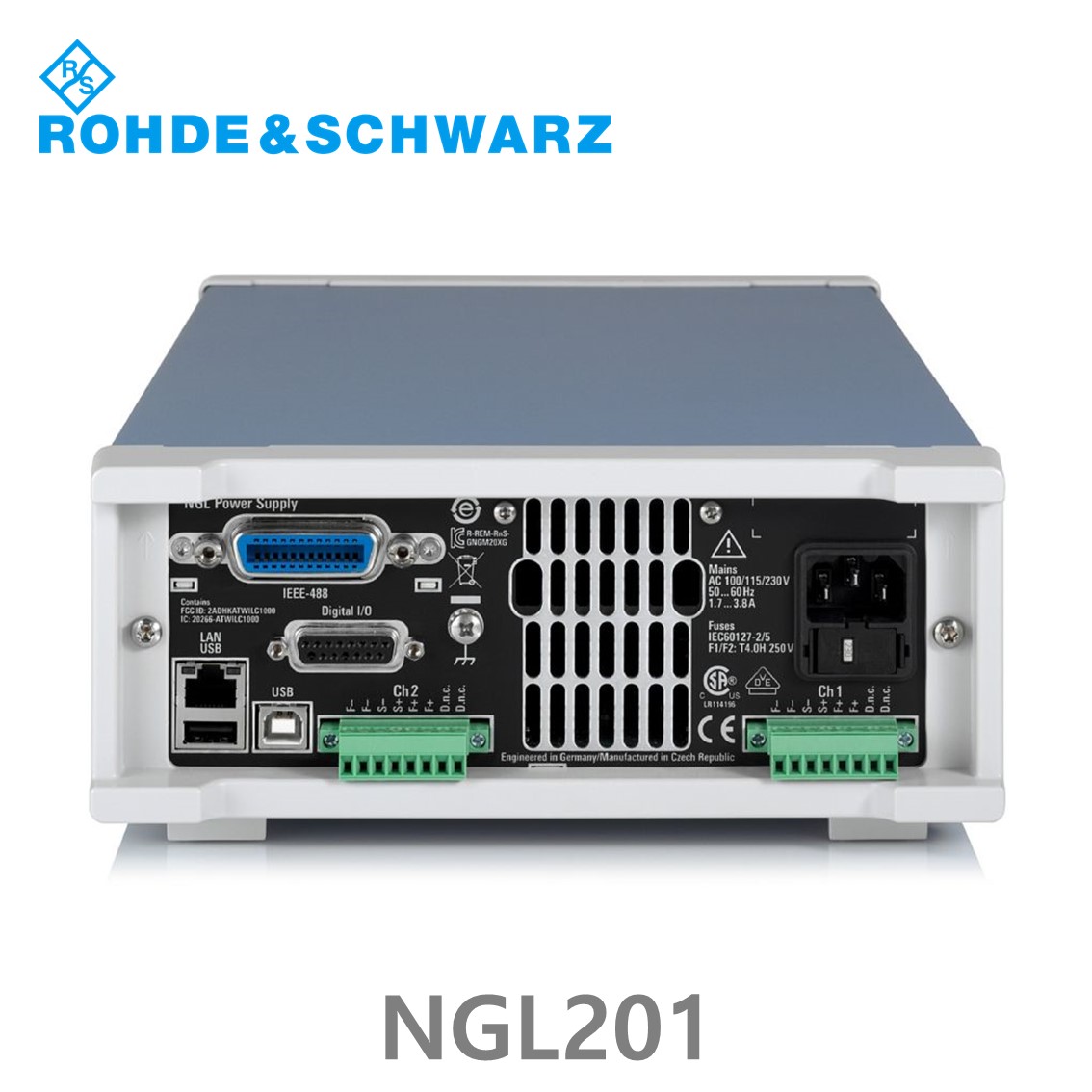 로데슈바르즈 NGL201  1채널/60W/0V~20V, ≤6V :0A~6A,  >6V:0A~3 A DC파워서플라이 (3638.3376.02)
