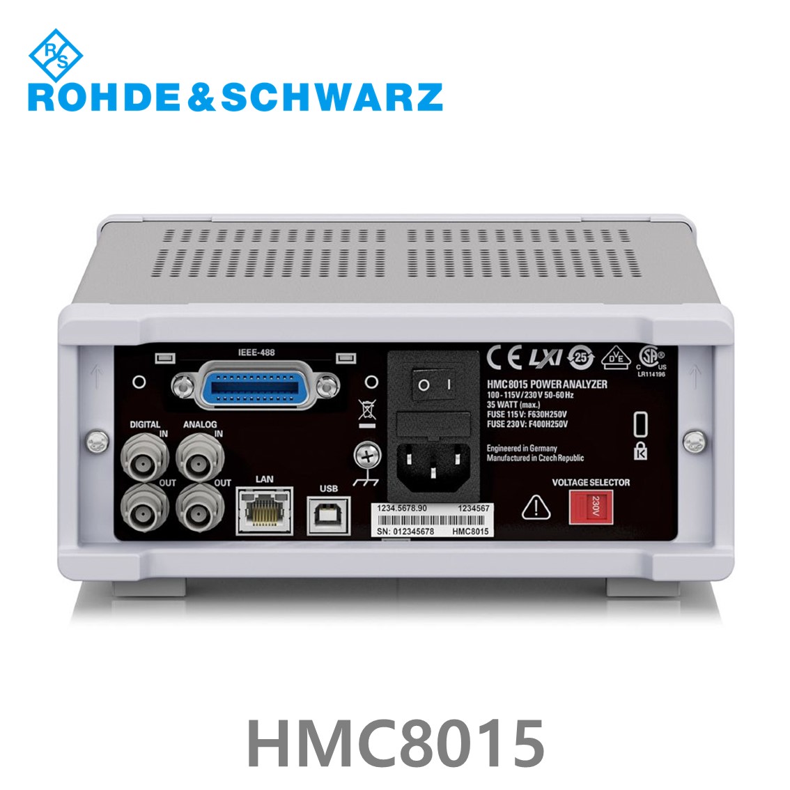 [ 로데슈바르즈 ] HMC8015  AC/DC 부하 및 대기 전류 특성 분석용 초소형 전력분석기 (3593.8646.02)