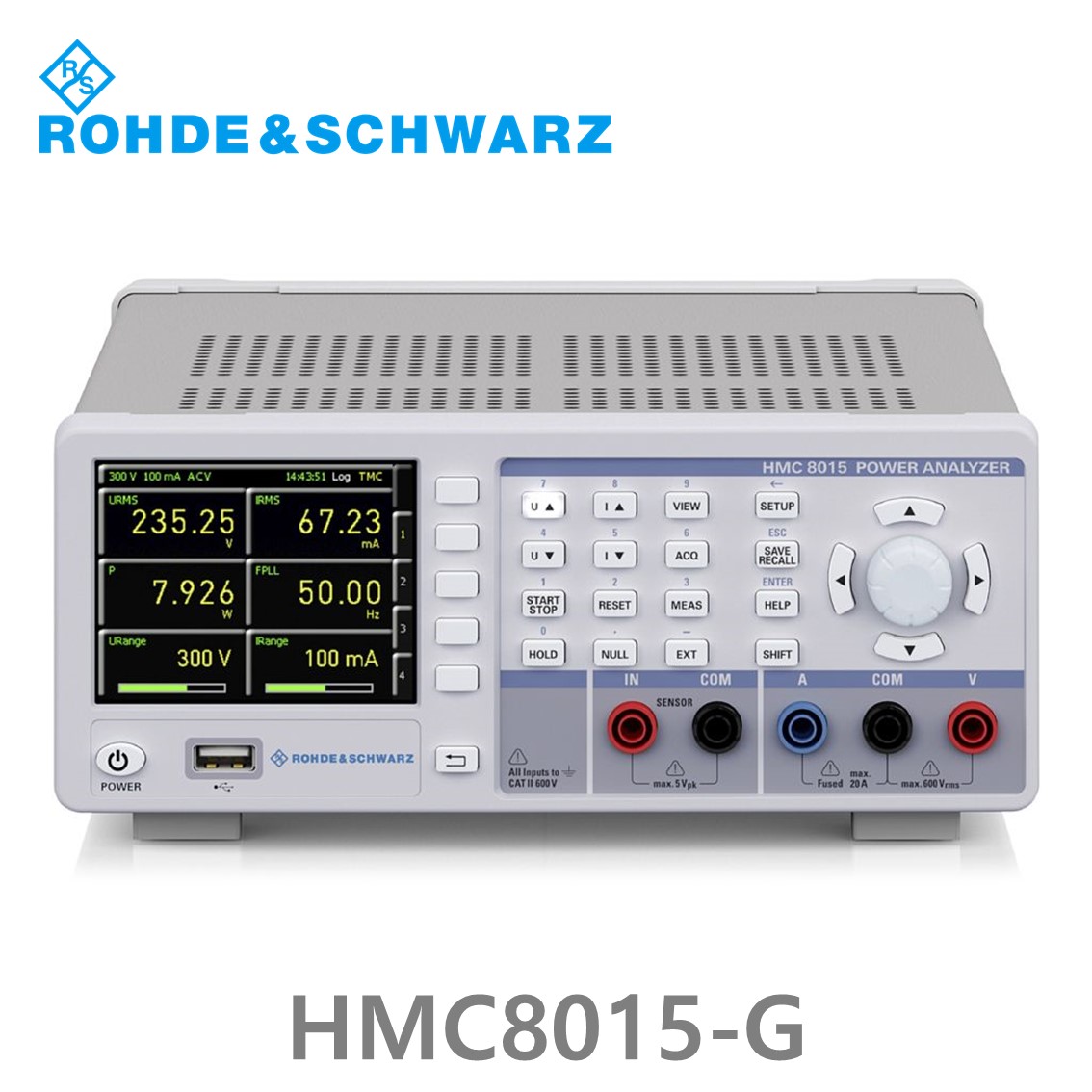 [ 로데슈바르즈 ] HMC8015-G, AC/DC Power analyzer, IEEE-488 (GPIB) 포함 초소형 전력분석기 (3593.8875.02)