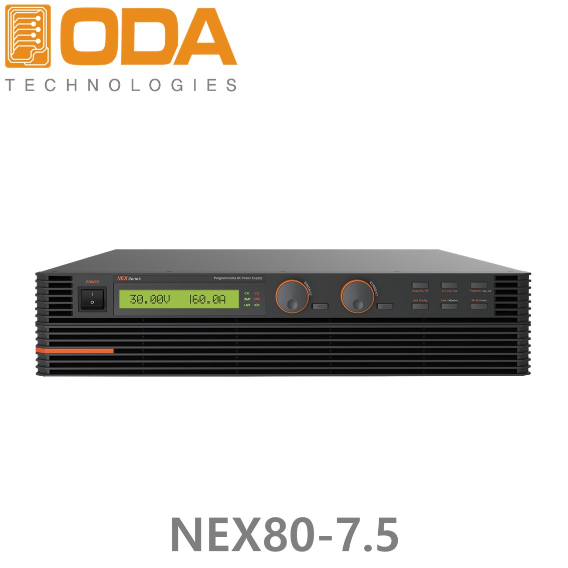 [ ODA ] NEX80-7.5  80V/7.5A/600W 고성능 프로그래머블 DC전원공급기 (1U)