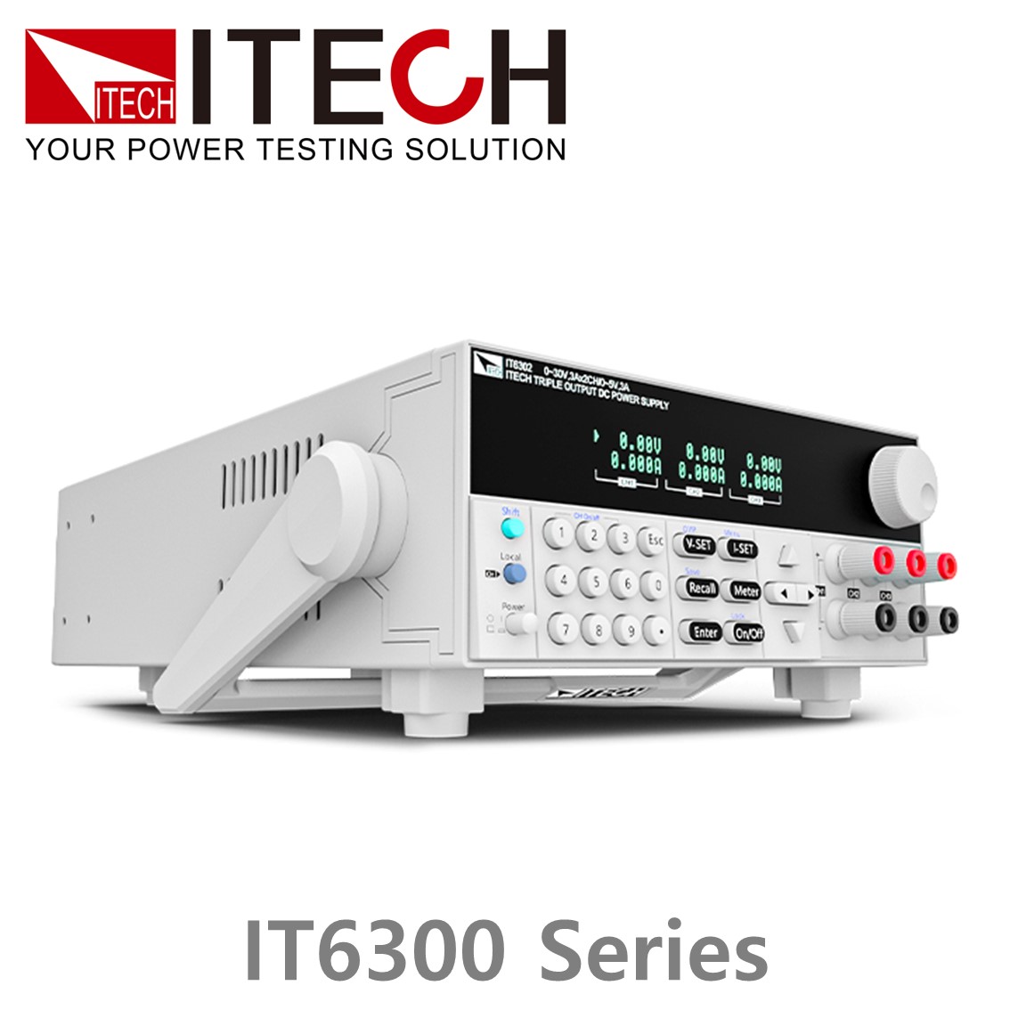 [ ITECH ] IT6300시리즈 3채널 고성능 프로그래밍 DC전원공급기 (15~180W/ch)