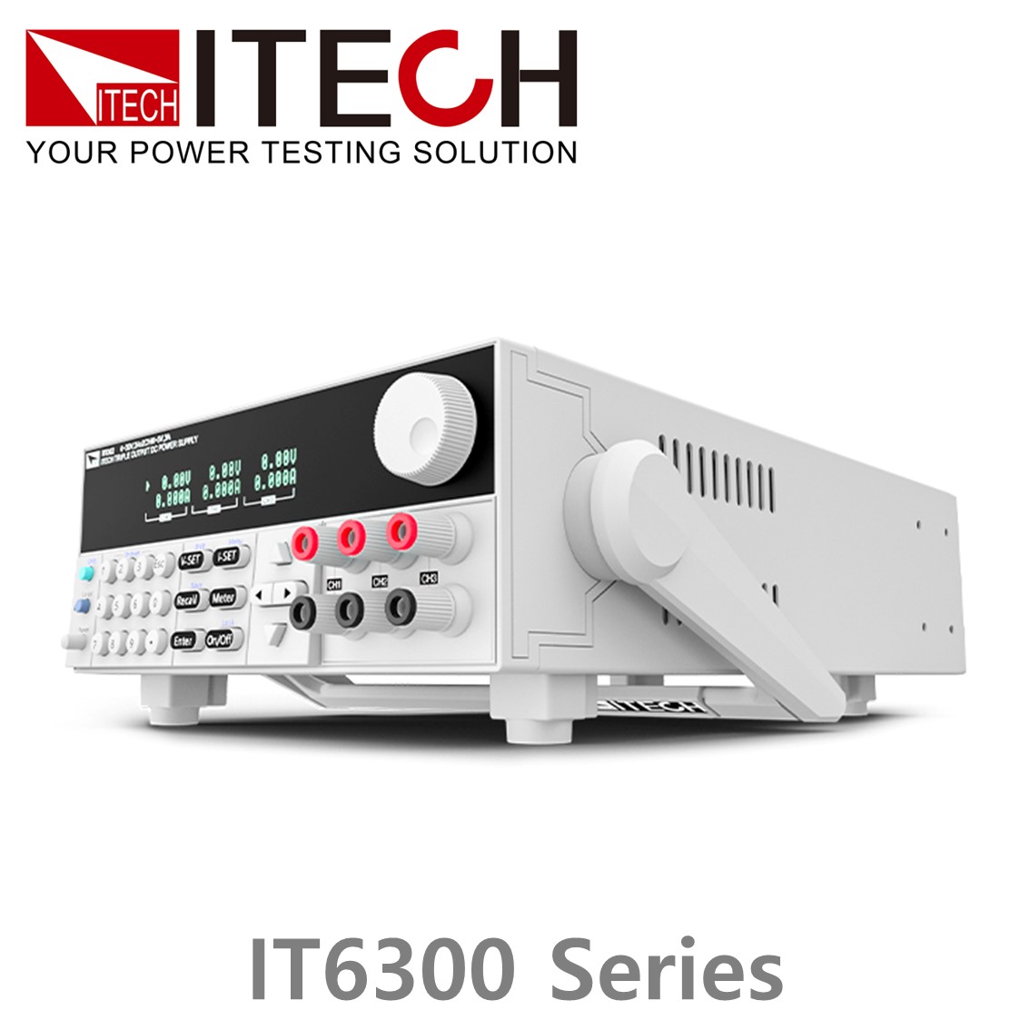 [ ITECH ] IT6300시리즈 3채널 고성능 프로그래밍 DC전원공급기 (15~180W/ch)