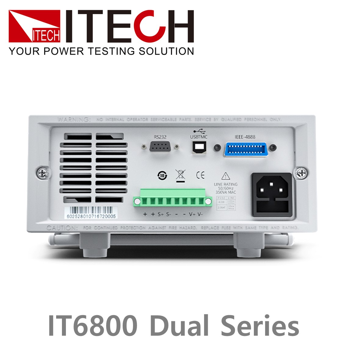 [ ITECH ] IT6800A/B시리즈 듀얼 레인지 DC전원공급기 (72~150W) (RS232/USB/GPIB Interface)