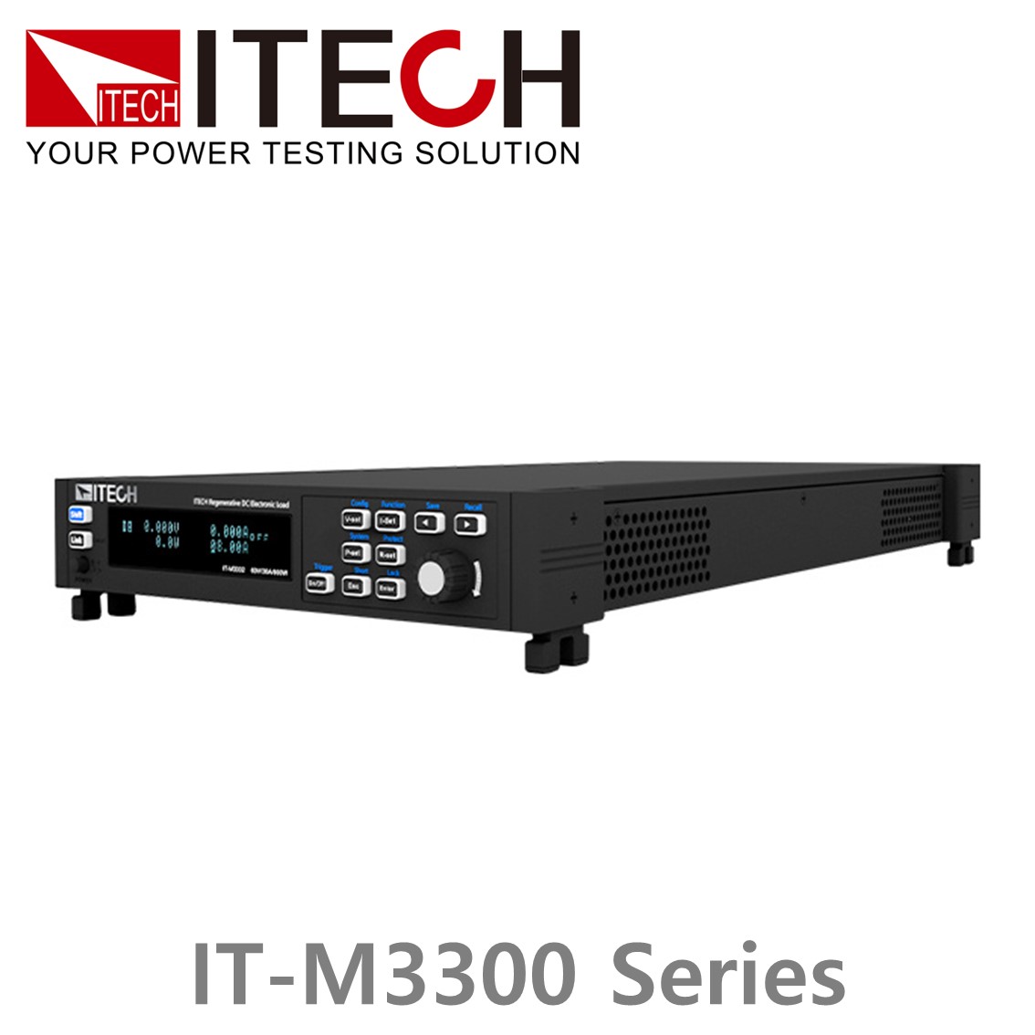 [ ITECH ] IT-M3300시리즈 회생형 DC전자로드 (½U 200~800W)