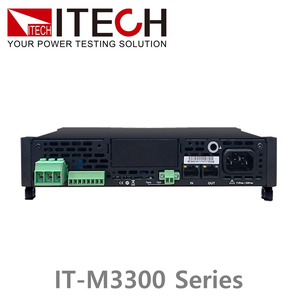 [ ITECH ] IT-M3300시리즈 회생형 DC전자로드 (½U 200~800W)