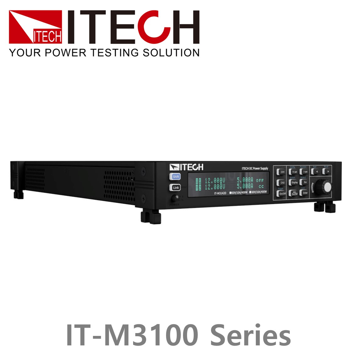 [ ITECH ] IT-M3100시리즈 컴팩트 DC전원공급기 (½ 1u, 400~850W,256ch)