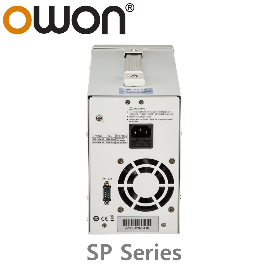 [ OWON ] SP시리즈 1채널, 프로그래머블 DC전원공급기 (60V/10A/300W)